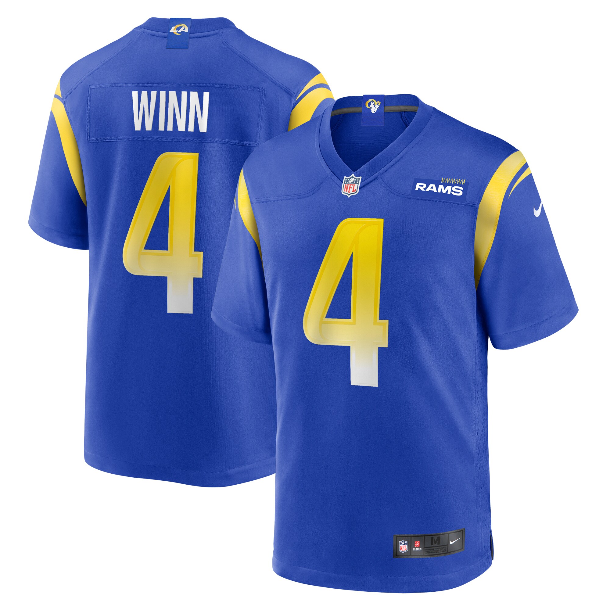 Dresser Winn Los Angeles Rams Team Game Jersey -  Royal
