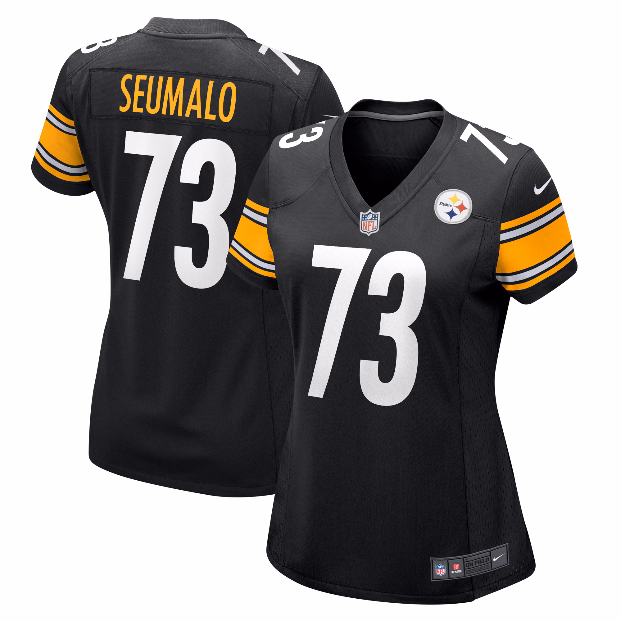 Isaac Seumalo Pittsburgh Steelers Women's  Game Jersey -  Black