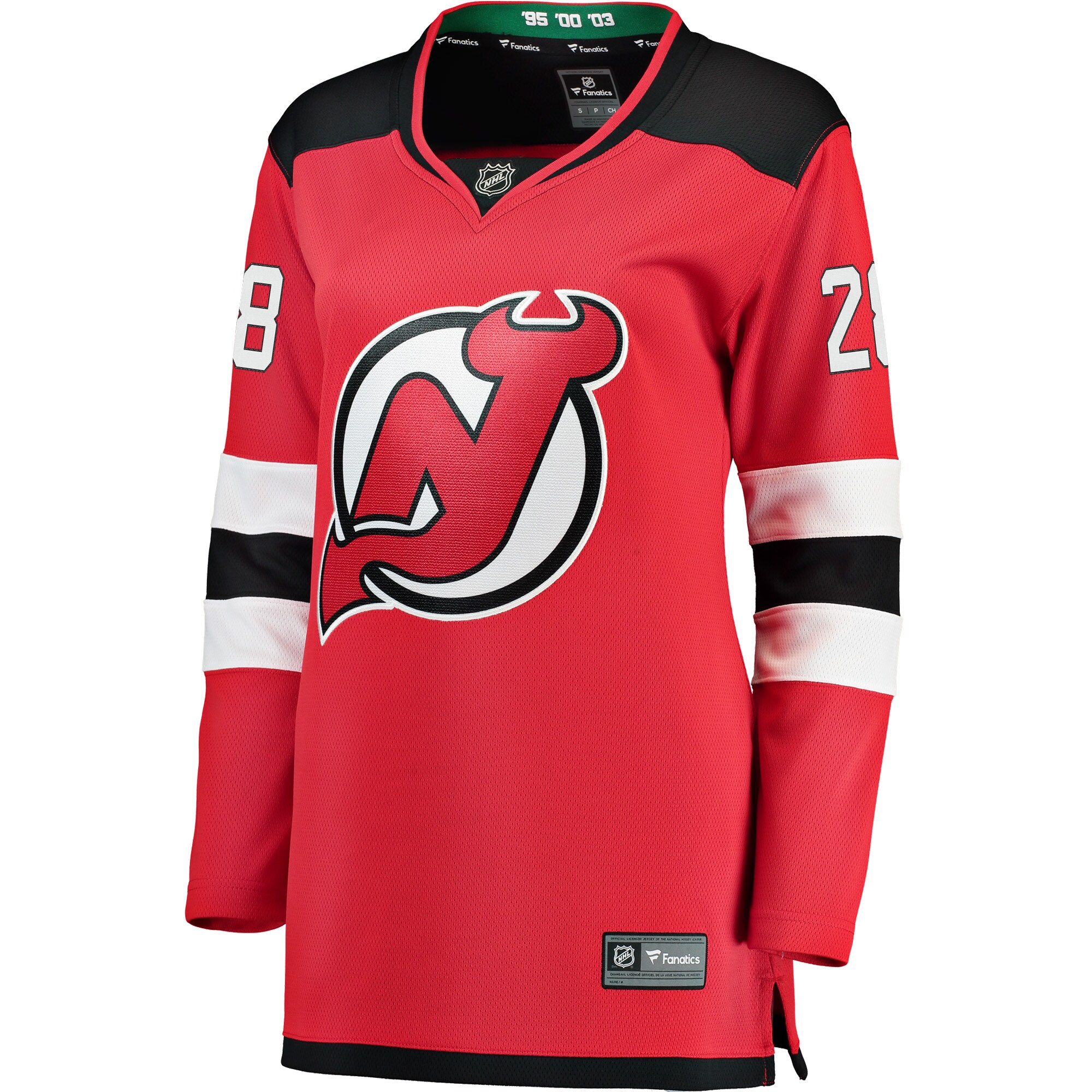 Damon Severson New Jersey Devils Women's Breakaway Jersey - Red