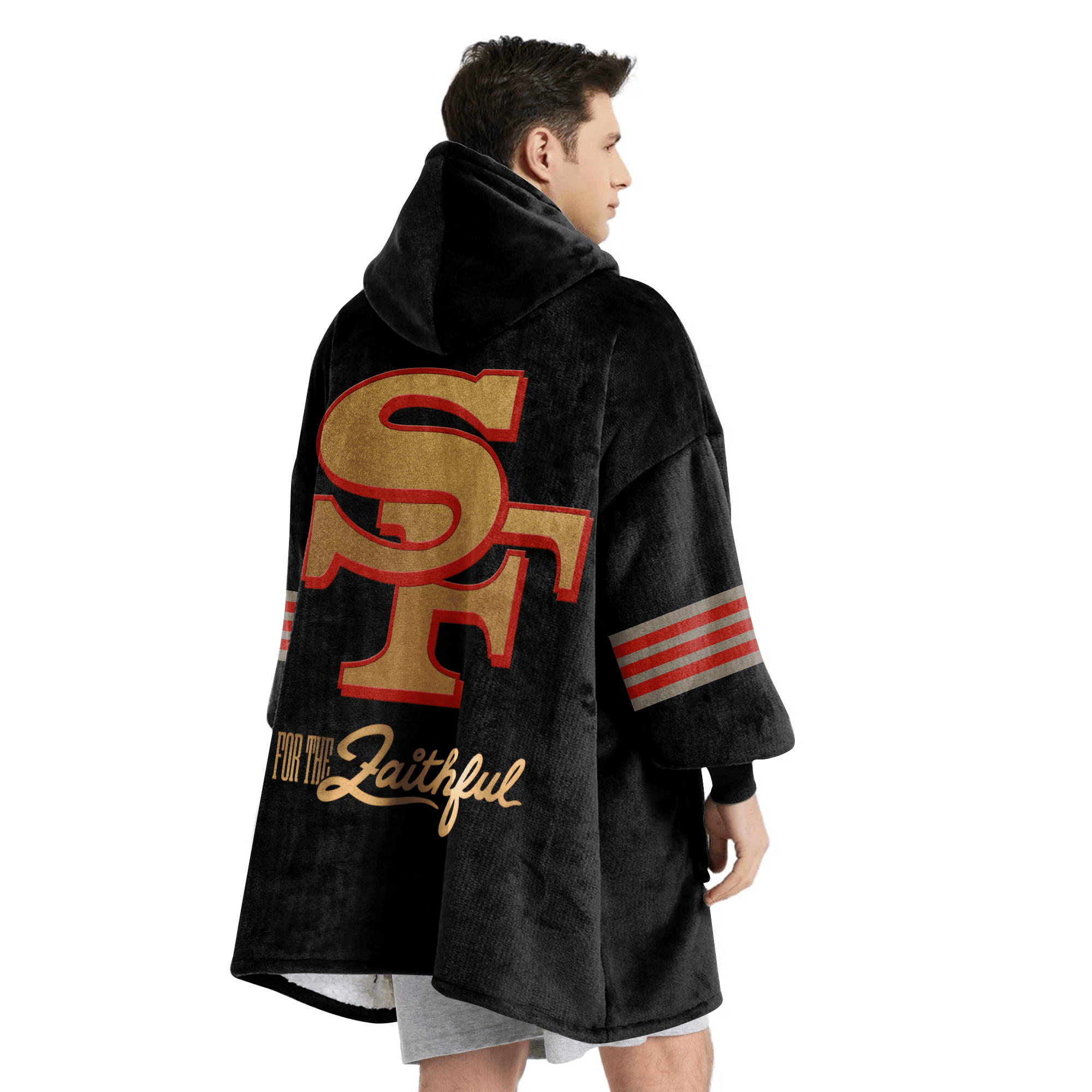 San Francisco 49ers Football Unisex Blanket Hoodie