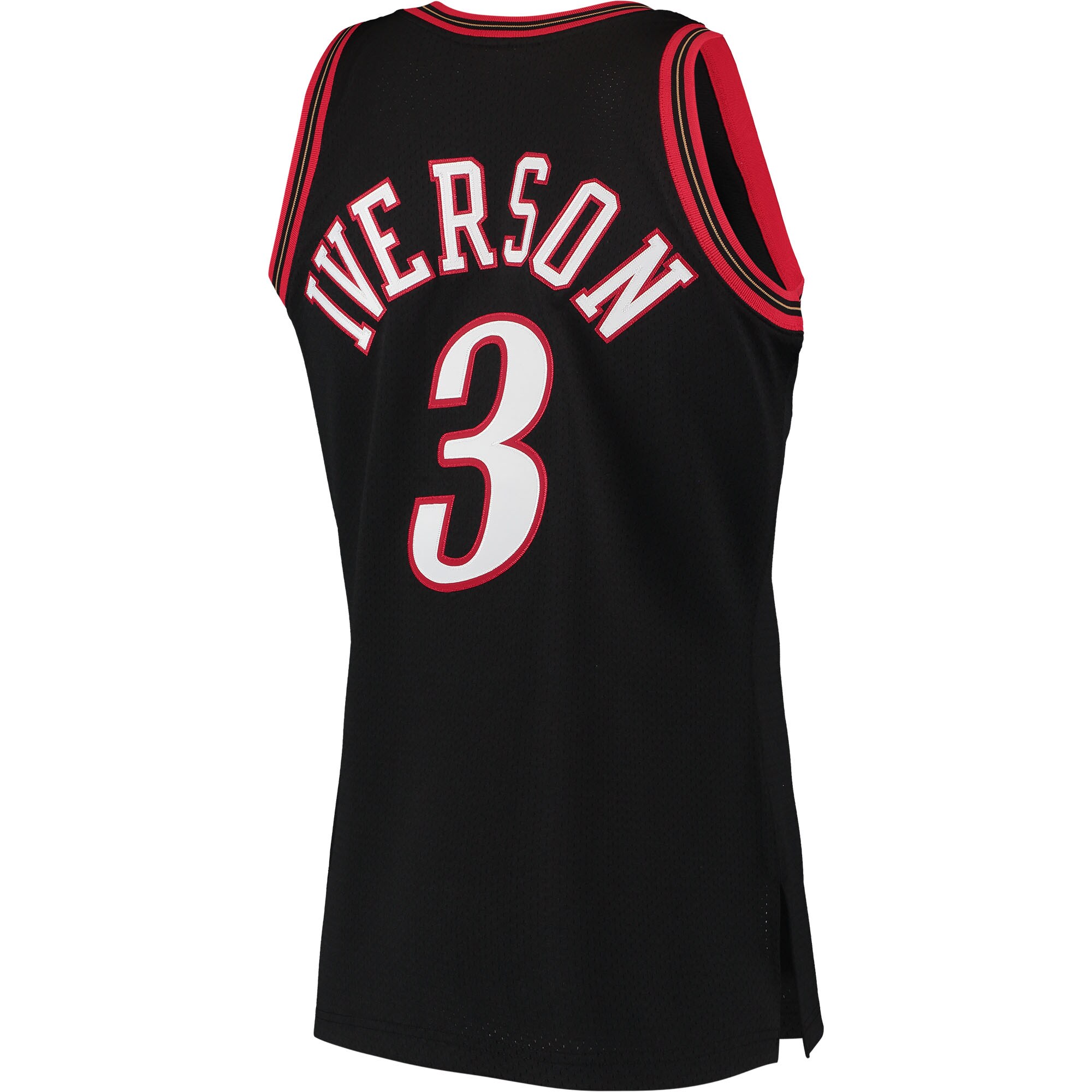 Allen Iverson Philadelphia 76ers Mitchell & Ness 1997 Hardwood Classics Authentic Jersey - Black