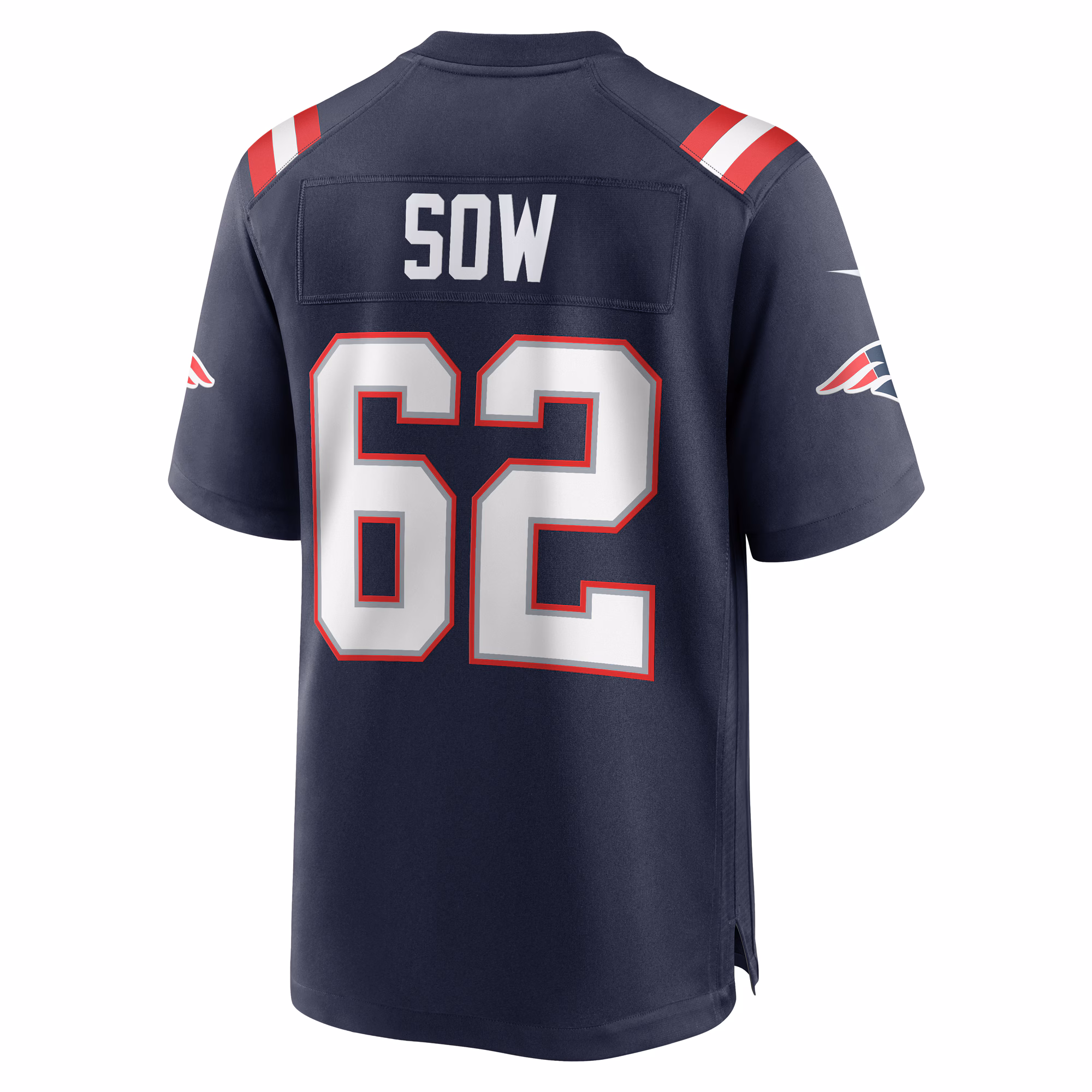 Sidy Sow New England Patriots Team Game Jersey -  Navy