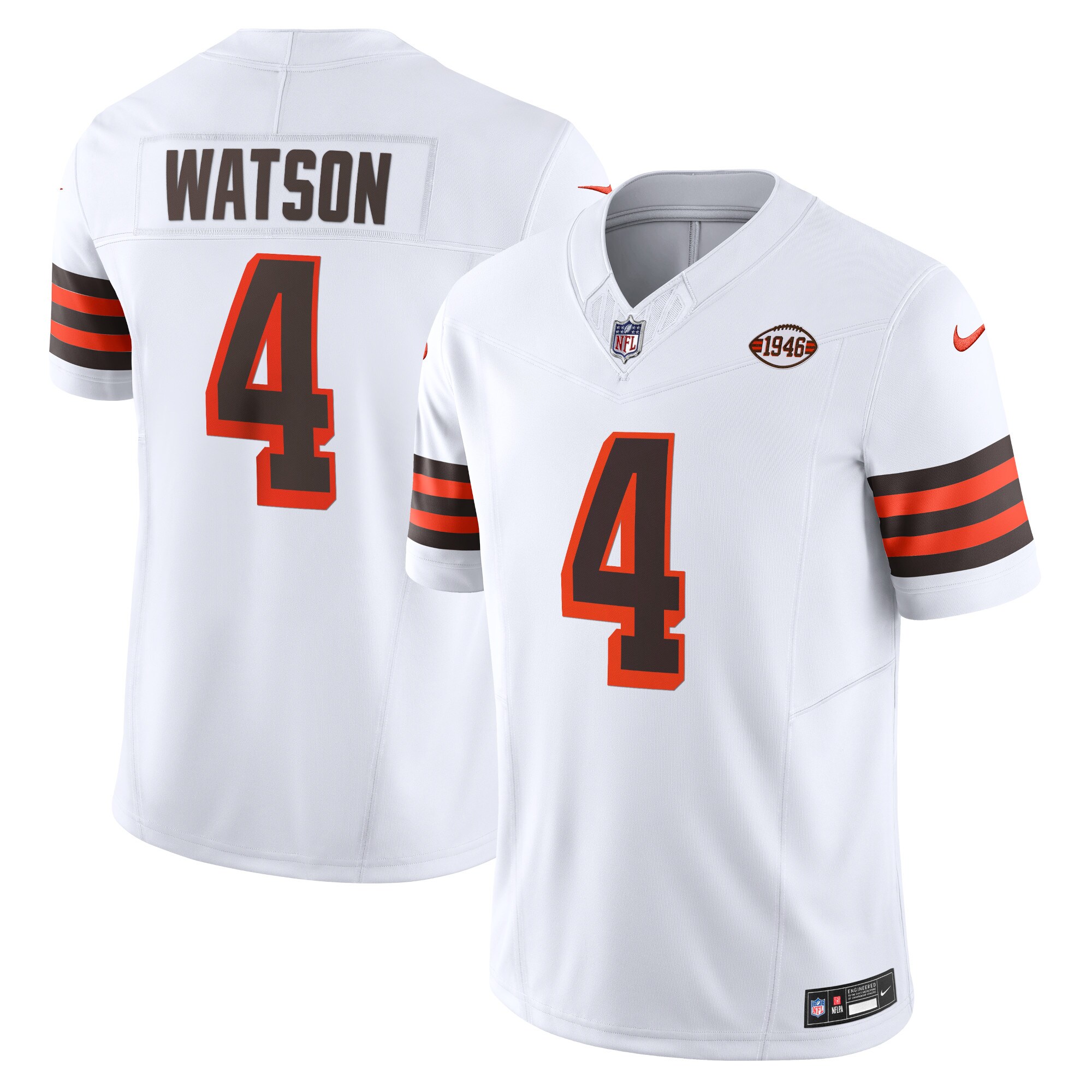 Deshaun Watson Cleveland Browns Vapor F.U.S.E. Limited Jersey - White