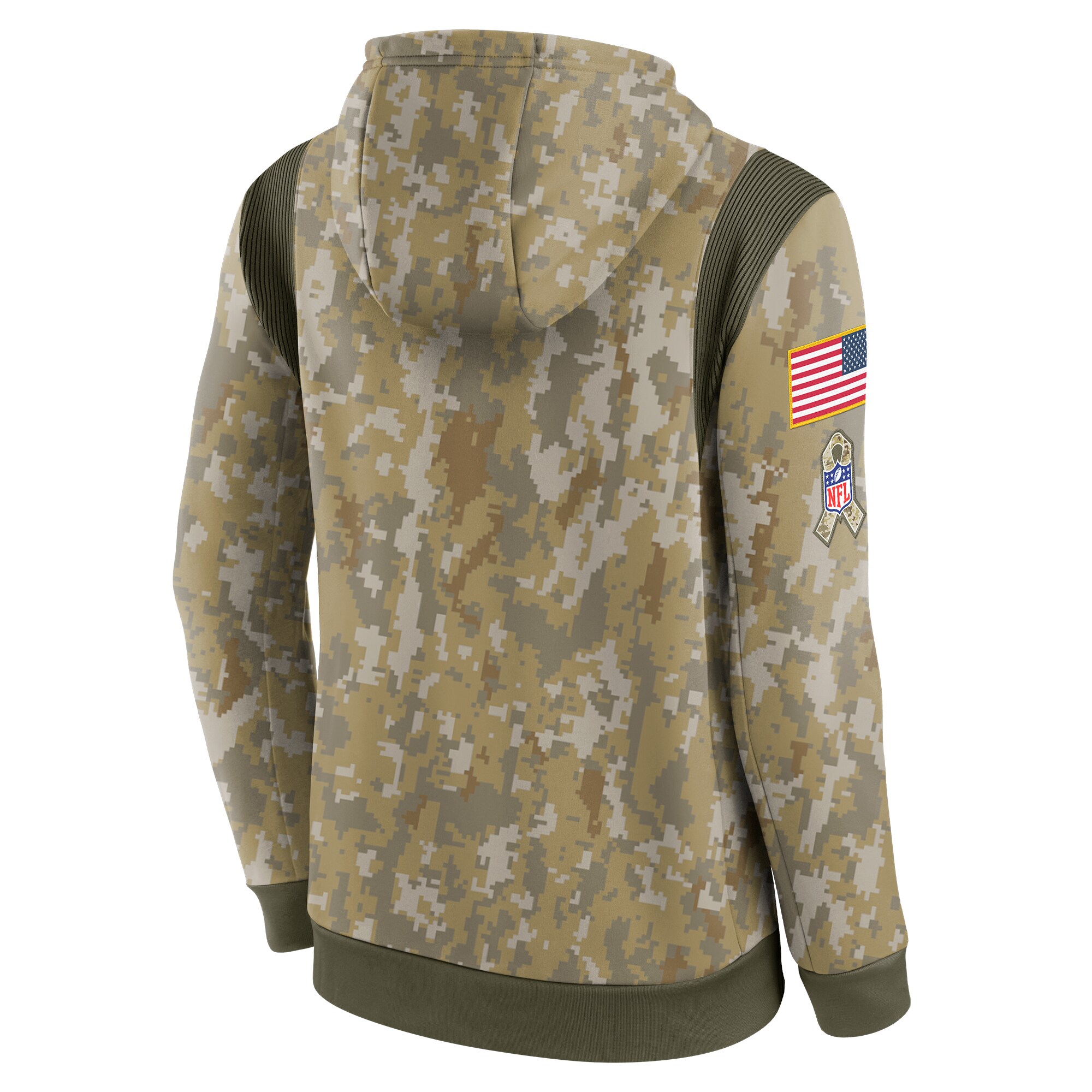 Los Angeles Chargers Salute To Service Therma Performance Pullover Hoodie - Camo