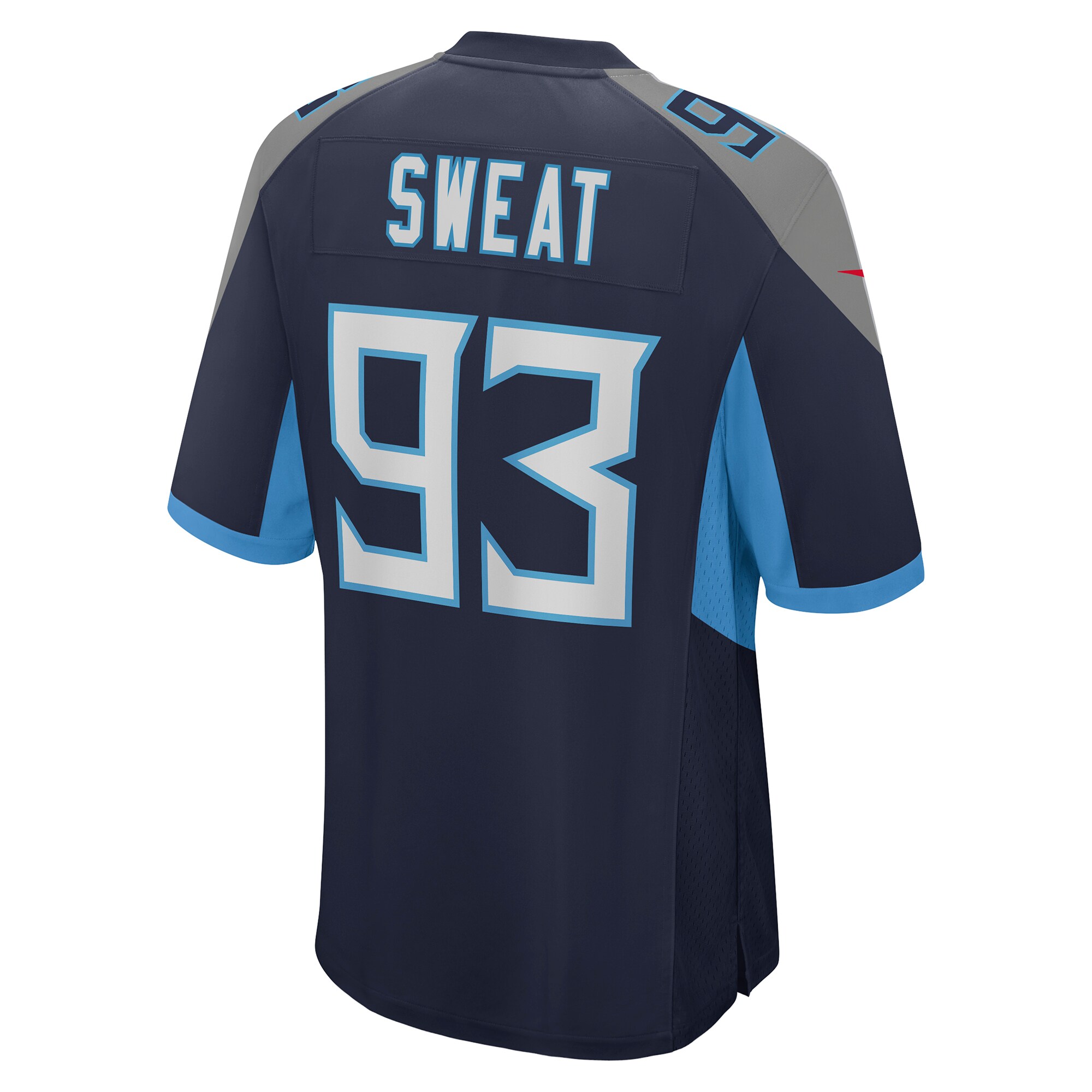 T'Vondre Sweat Tennessee Titans Team Game Jersey -  Navy