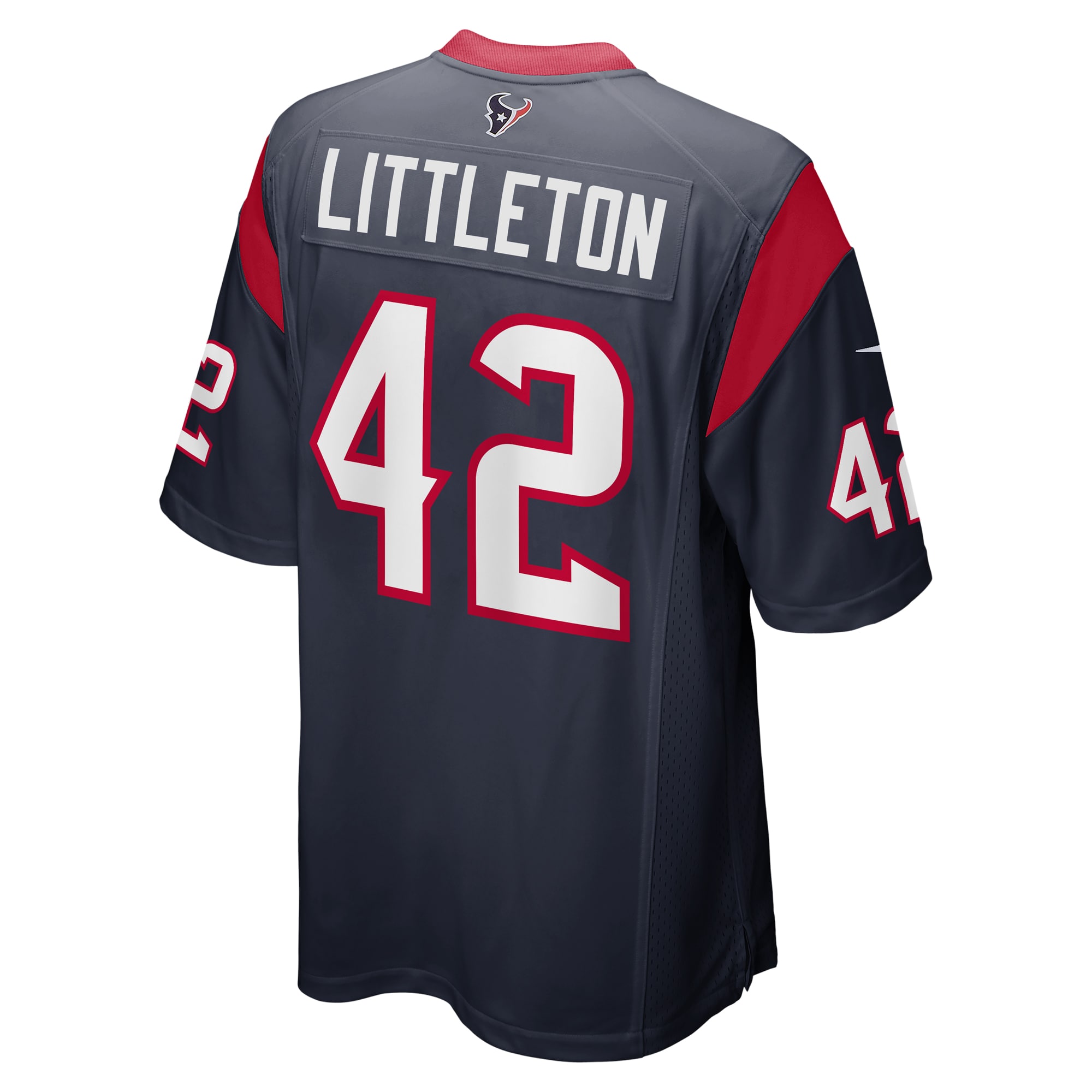Cory Littleton Houston Texans  Game Player Jersey - Navy