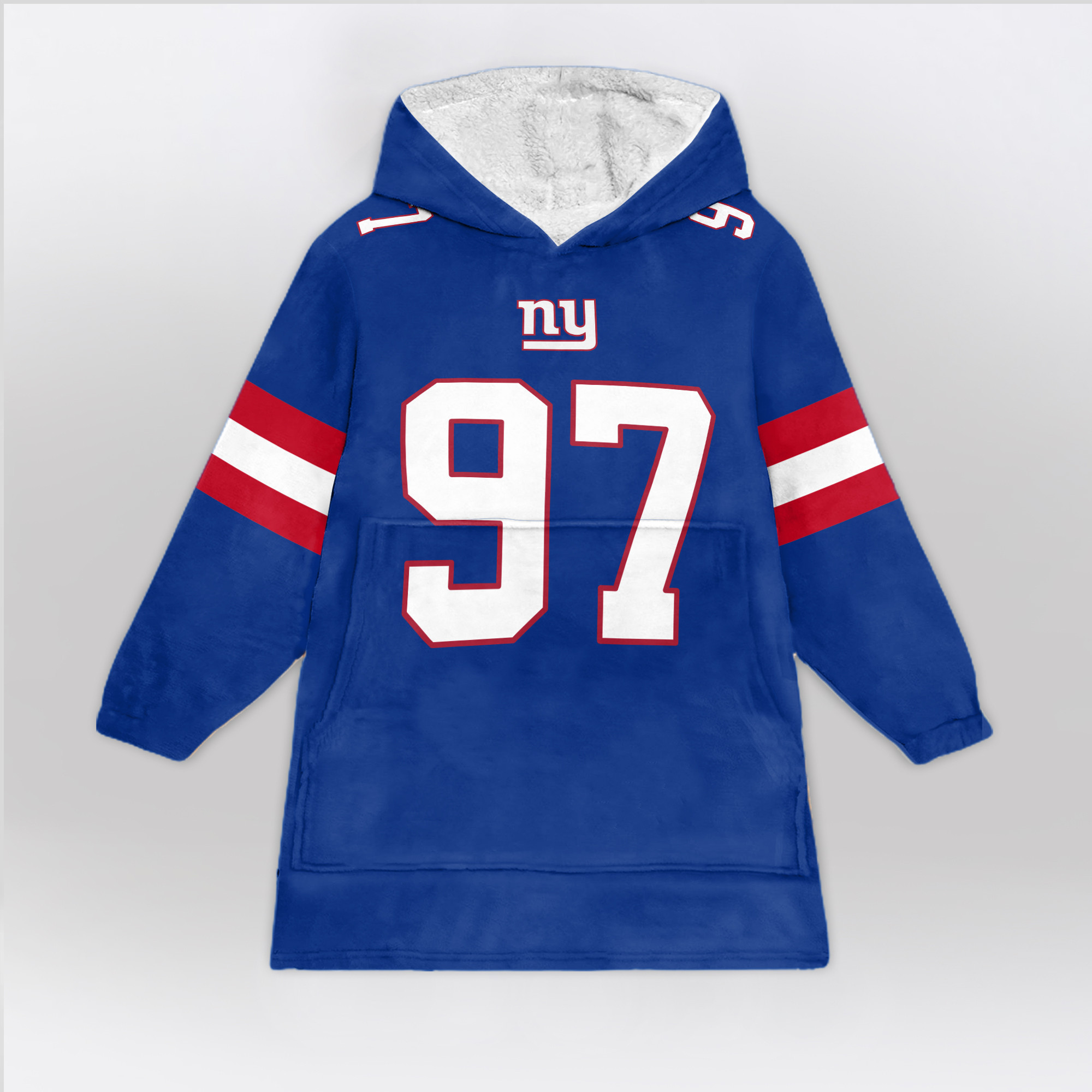 Adult 97 New York G Football Unisex Blanket Hoodie