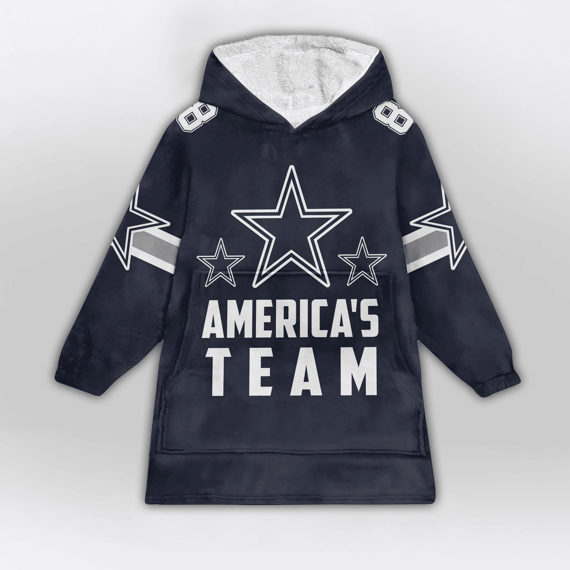 Dallas Football Unisex Blanket Hoodie