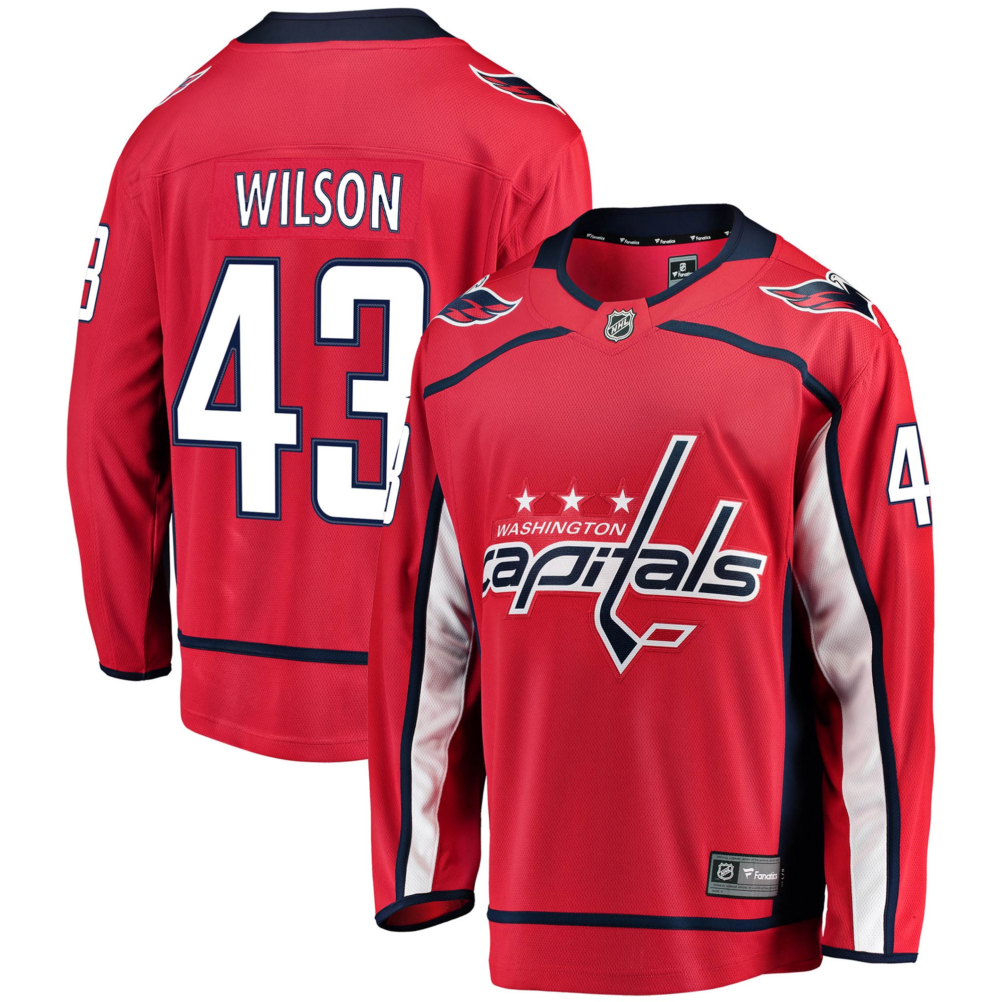 Tom Wilson Washington Capitals Home Premier Breakaway Player Jersey - Red