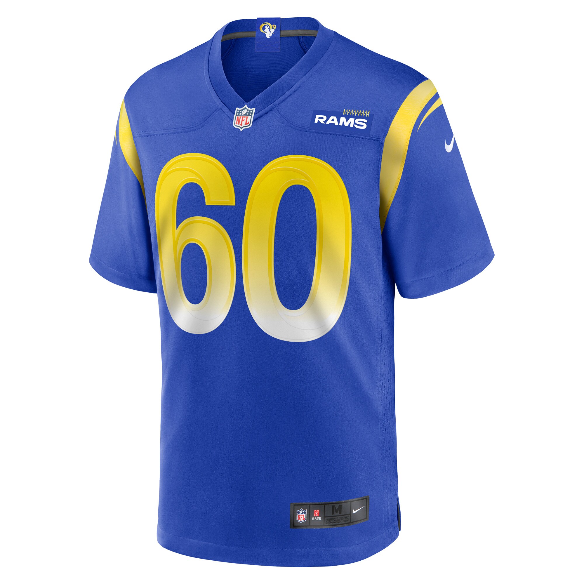 Logan Bruss Los Angeles Rams  Game Player Jersey - Royal