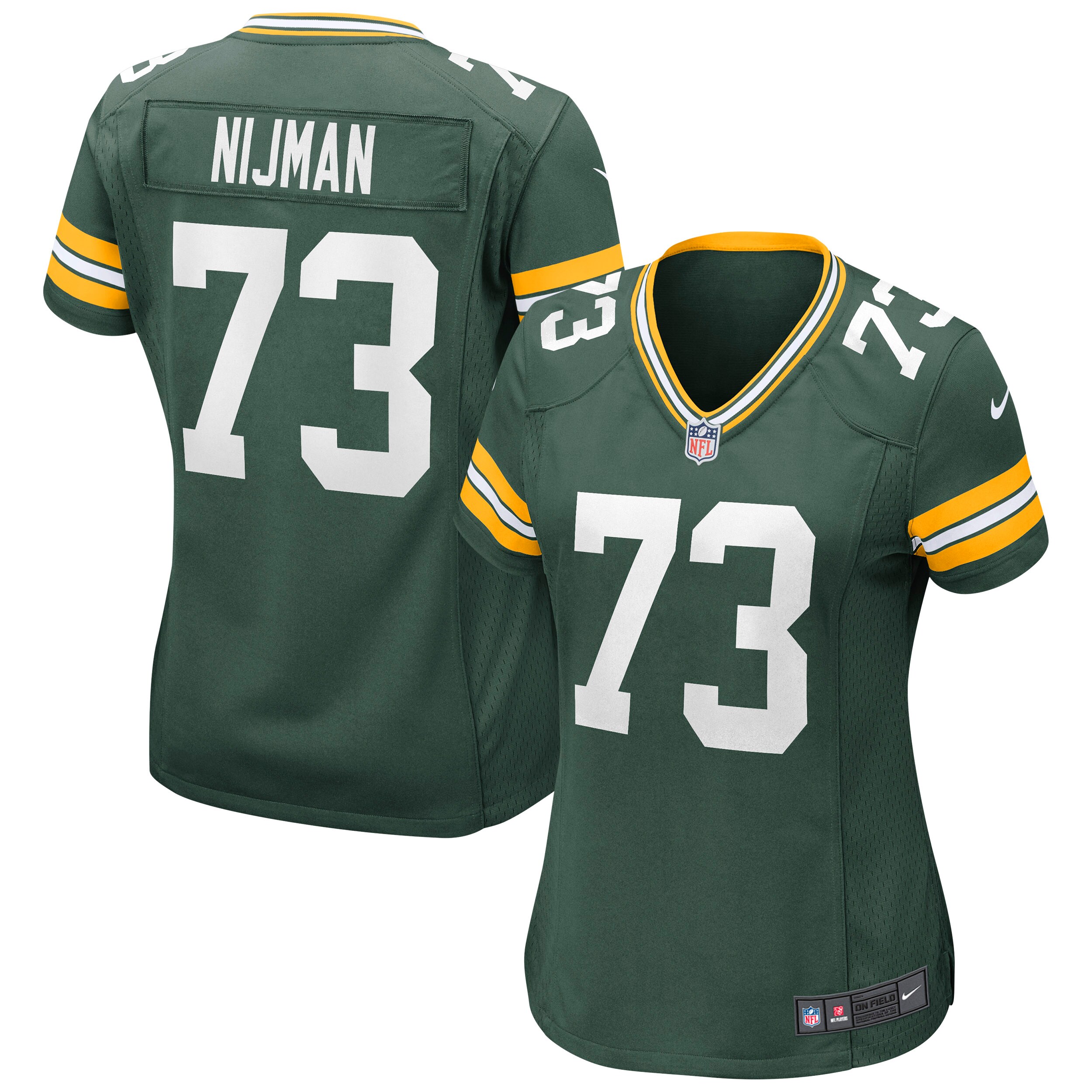 Yosh Nijman Green Bay Packers  Women's Game Jersey - Green