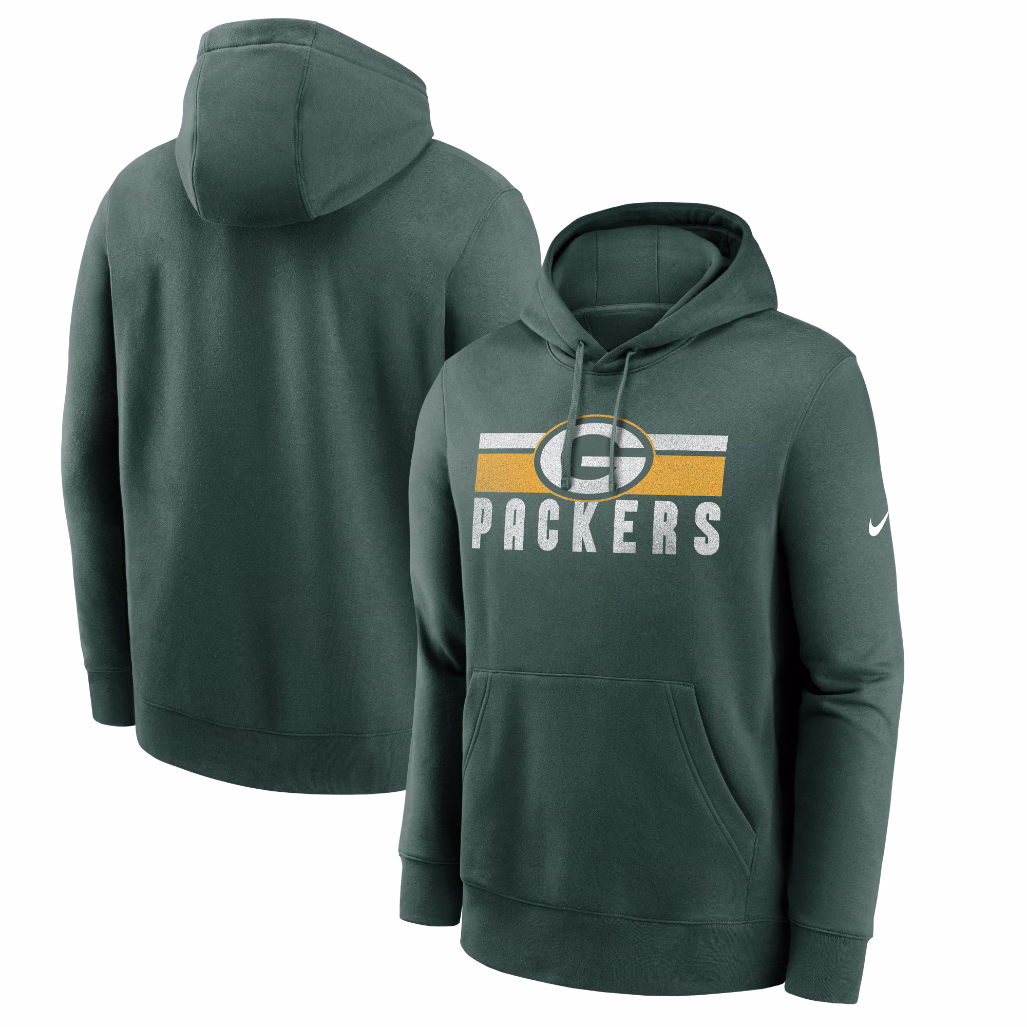 Green Bay Packers Club Fleece Pullover Hoodie - Green