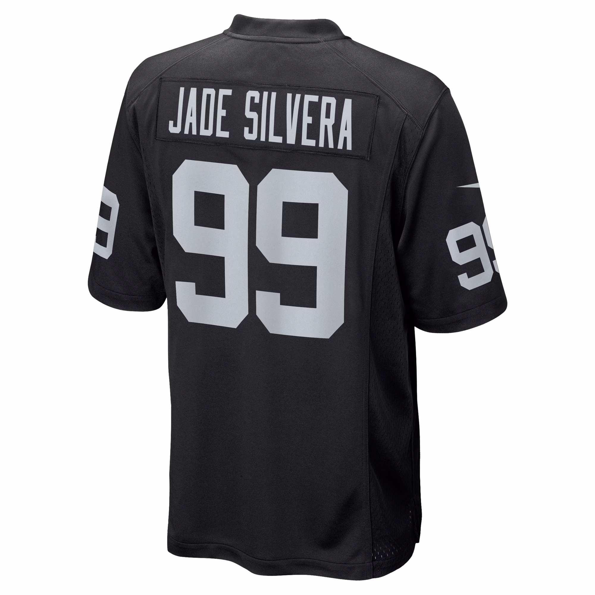 Nesta Jade Silvera Las Vegas Raiders Team Game Jersey -  Black
