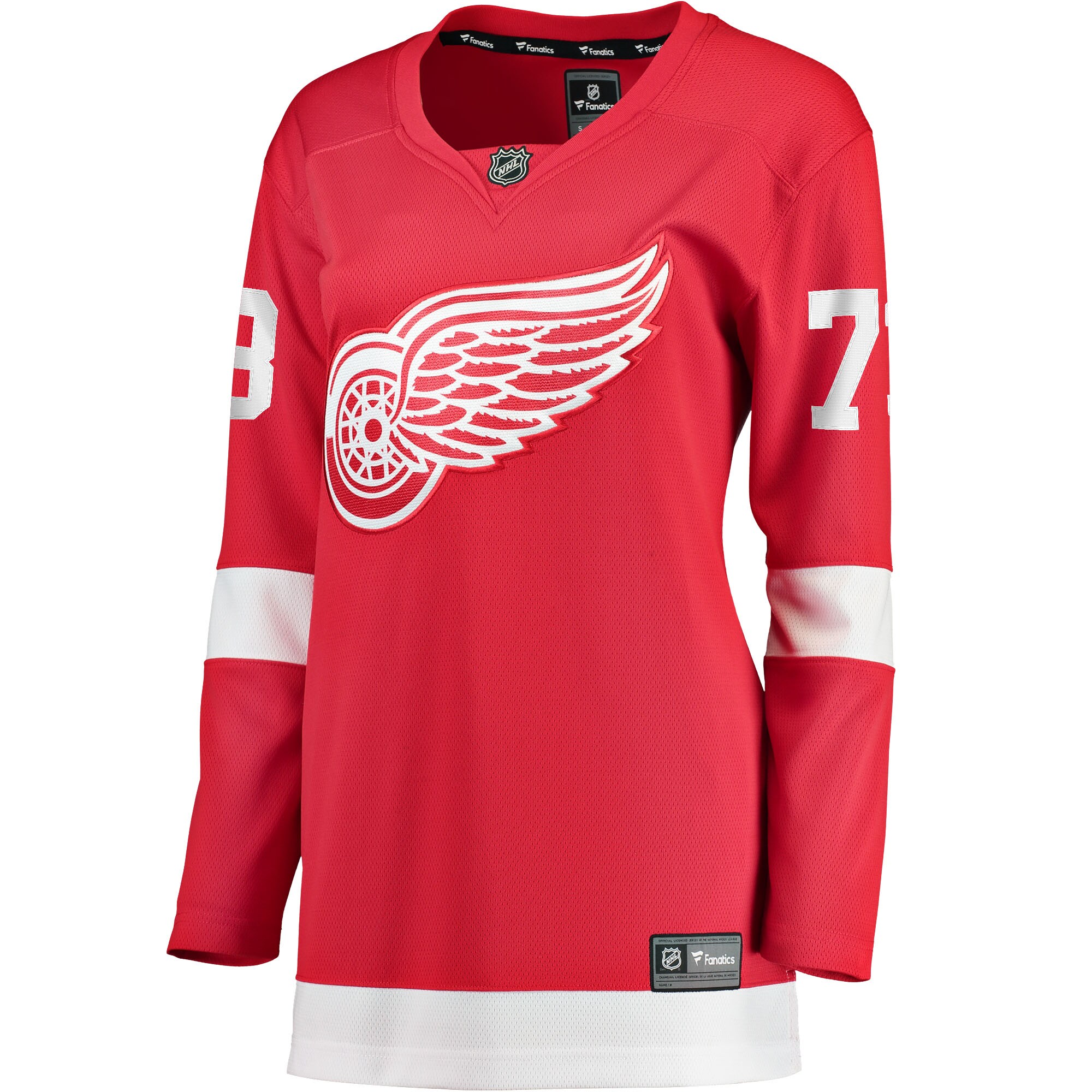 Adam Erne Detroit Red Wings Women's Home Breakaway Player Jersey - Red
