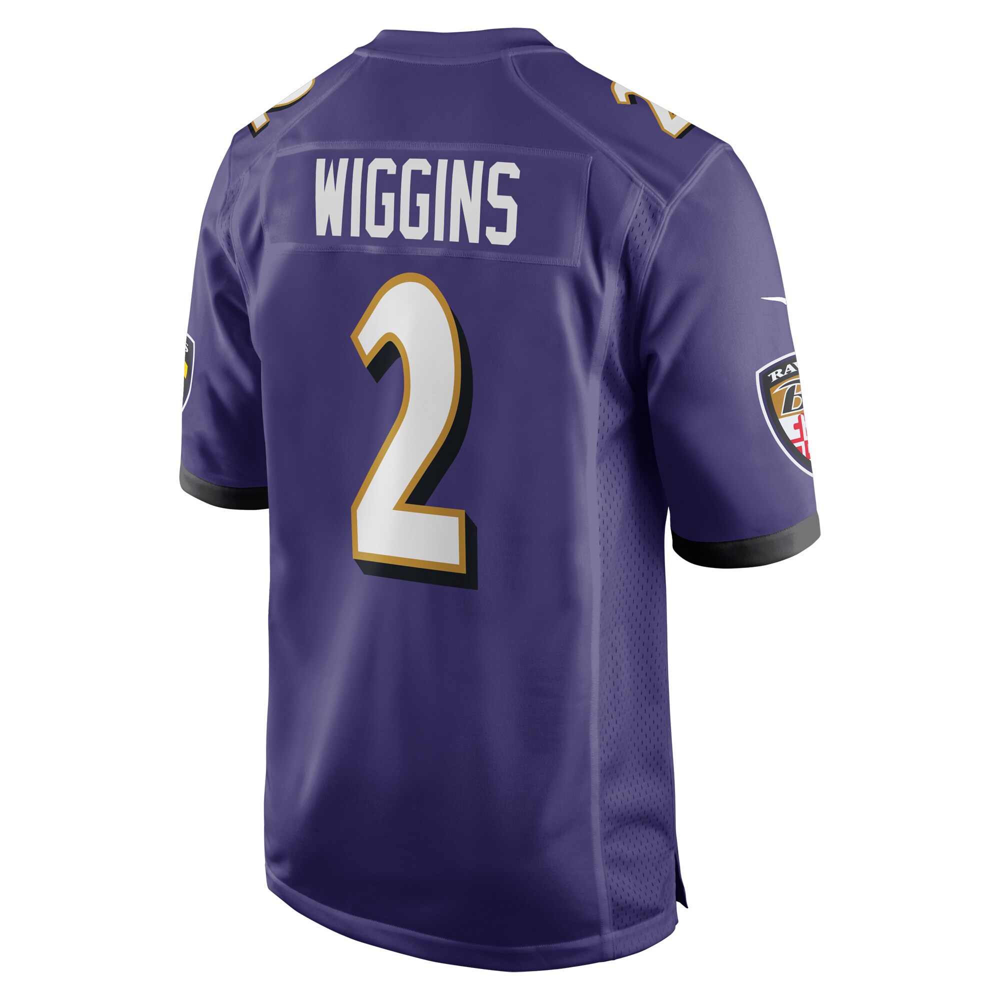 Nate Wiggins Baltimore Ravens 2024 NFL Draft First Round Pick Player Game Jersey - Purple