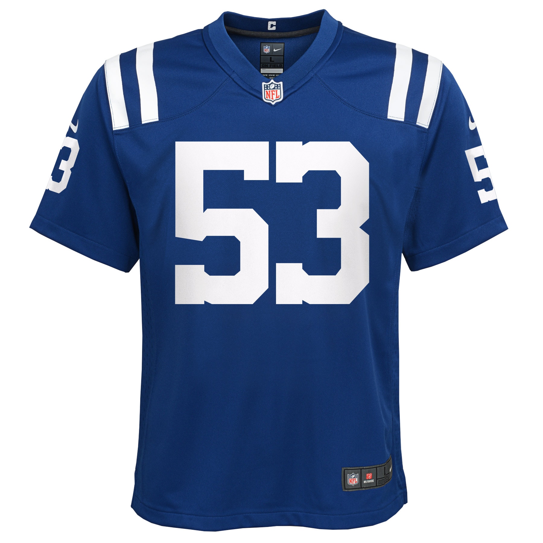 Darius Leonard Indianapolis Colts  Youth Game Player Jersey - Royal