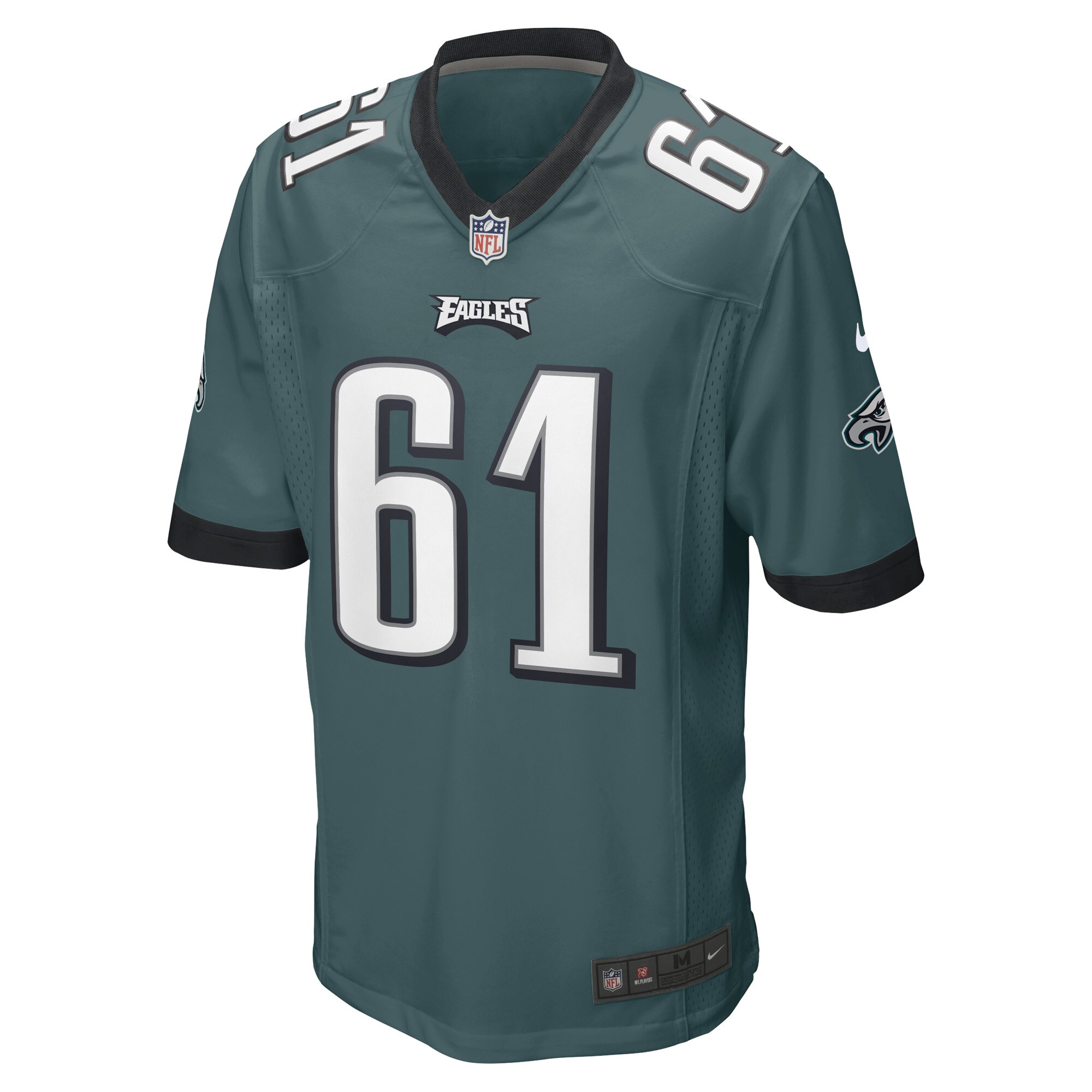 Josh Sills Philadelphia Eagles  Game Player Jersey - Midnight Green
