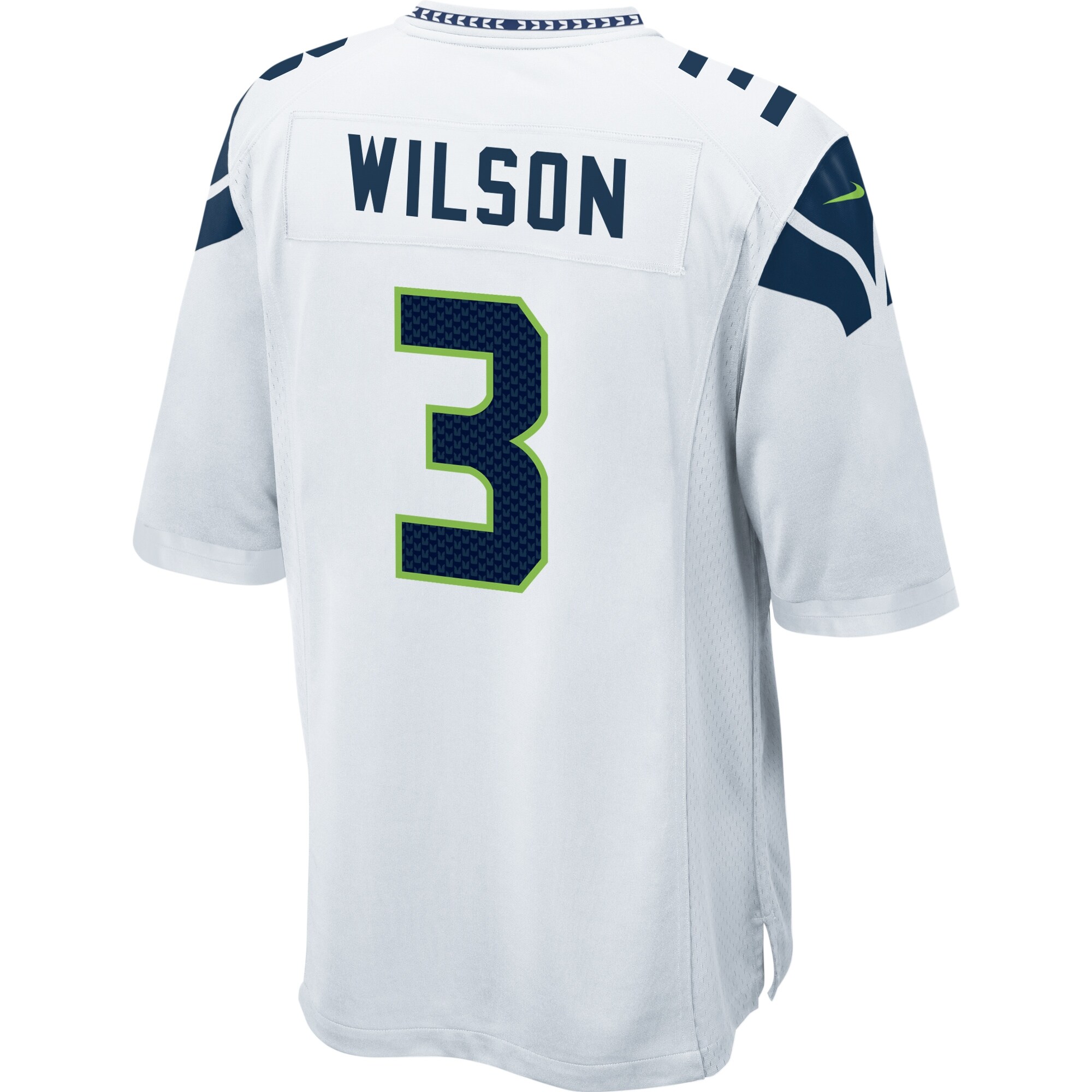 Russell Wilson Seattle Seahawks  Game Jersey - White