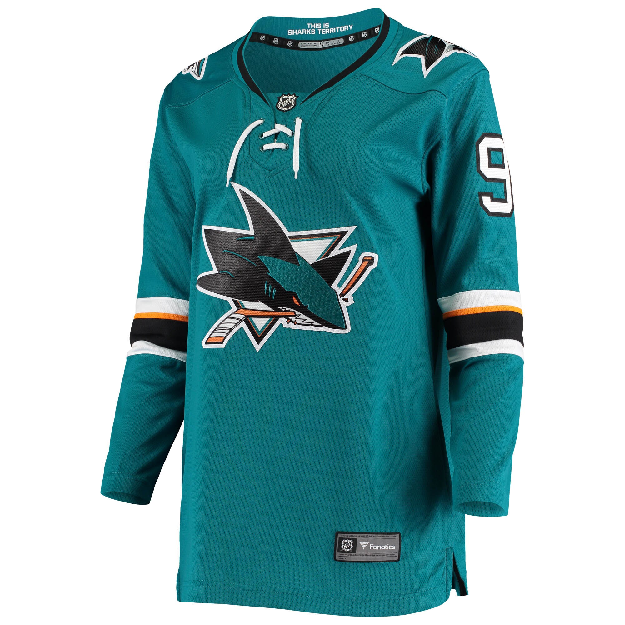 Evander Kane San Jose Sharks Women's Breakaway Home Player Jersey - Teal