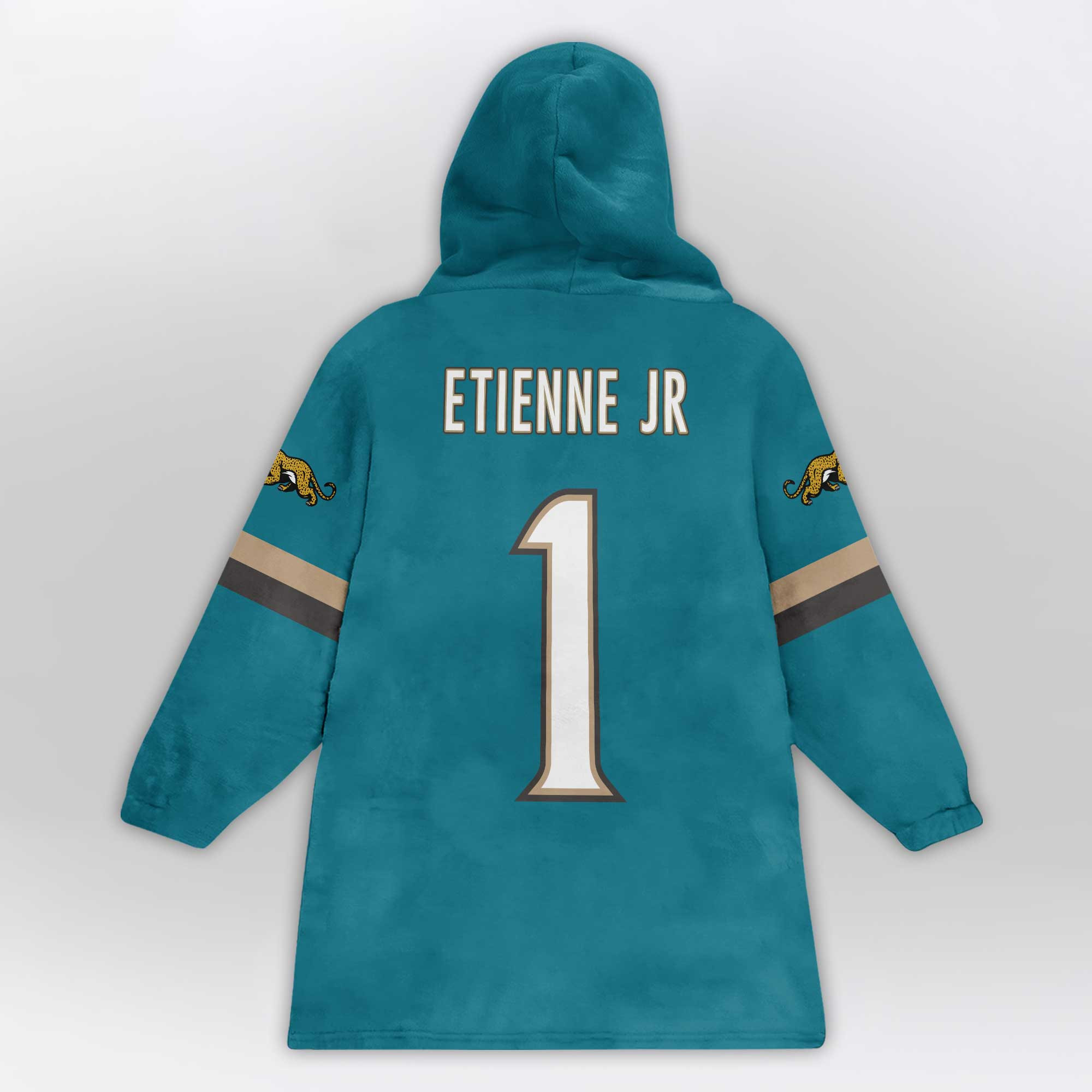 Kid 1 Jacksonville Football Unisex Blanket Hoodie