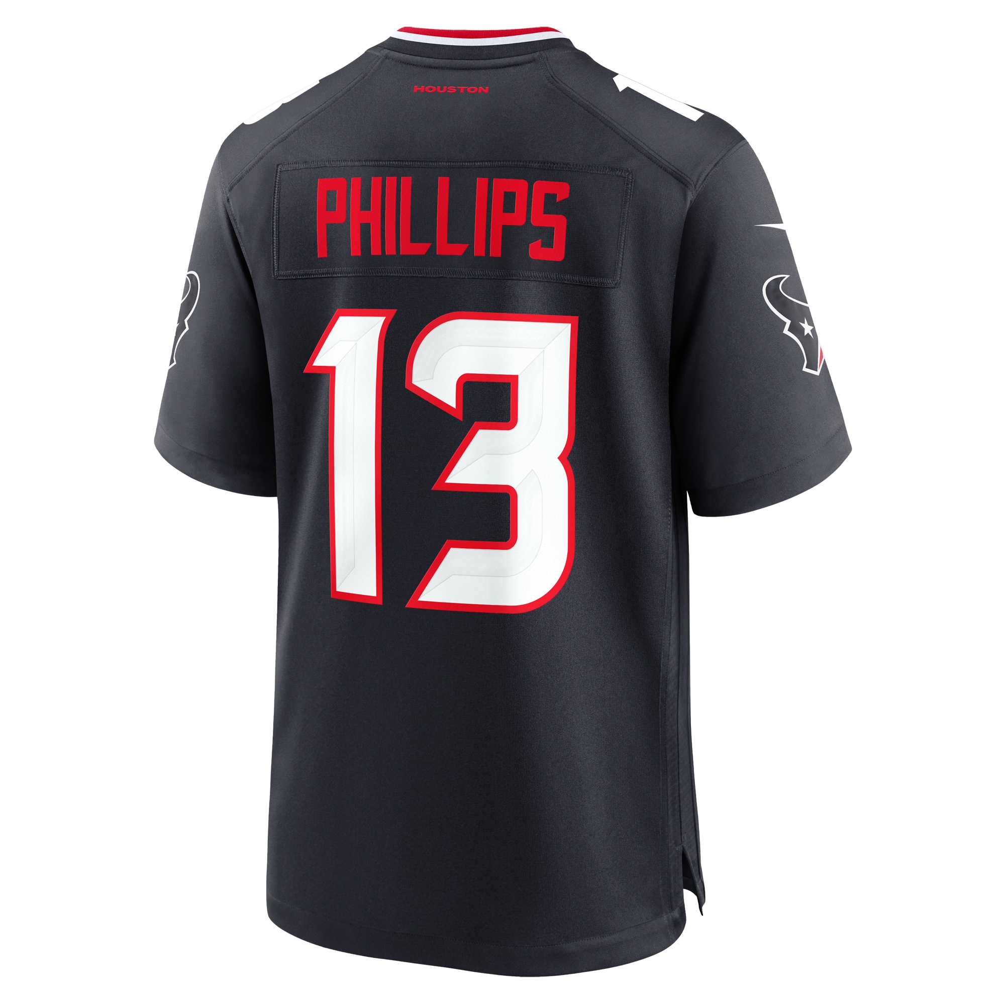 DelShawn Phillips Houston Texans Team Game Jersey -  Navy