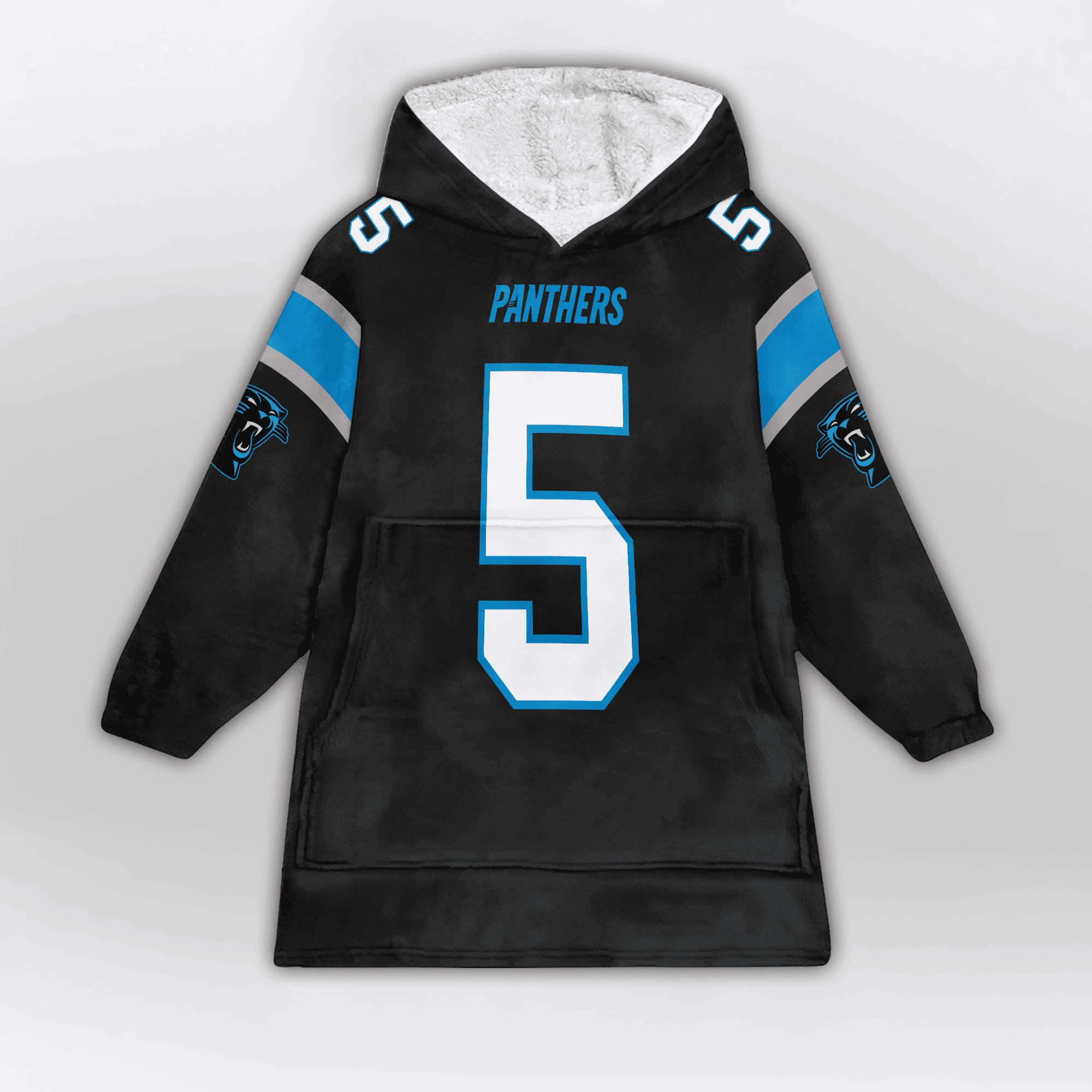 Kid 5 Carolina Football Unisex Blanket Hoodie