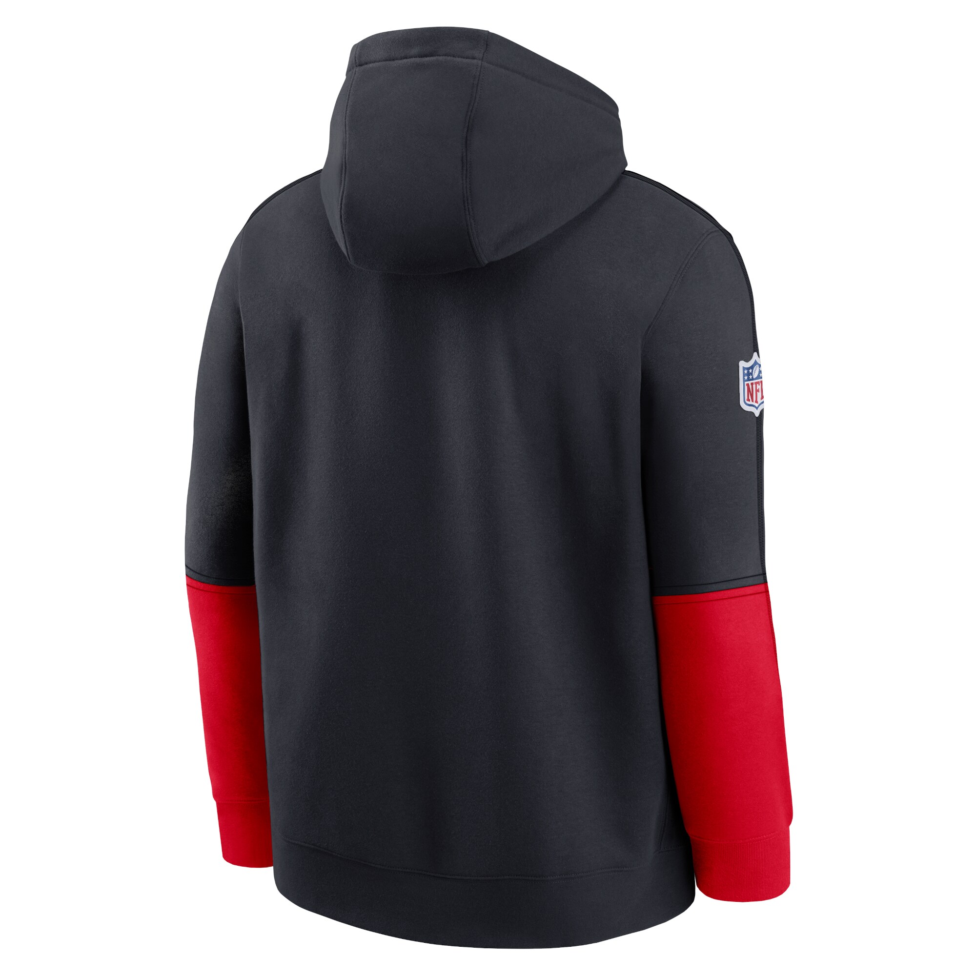 Houston Texans  Alternate Logo Club Tri-Blend Pullover Hoodie - Navy