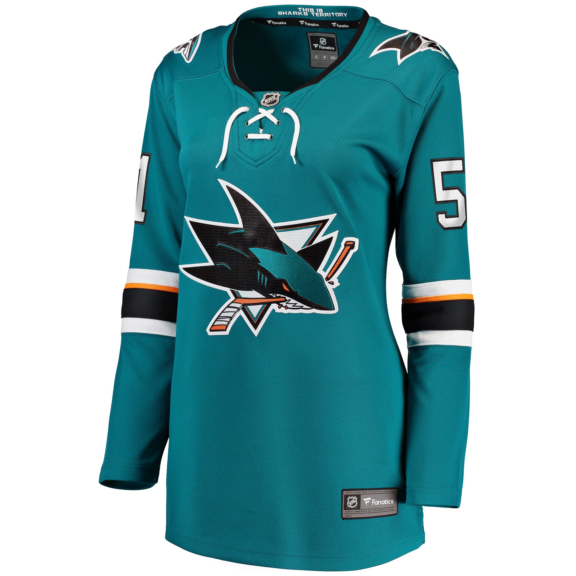 Radim Simek San Jose Sharks Women's Home Breakaway Player Jersey - Teal
