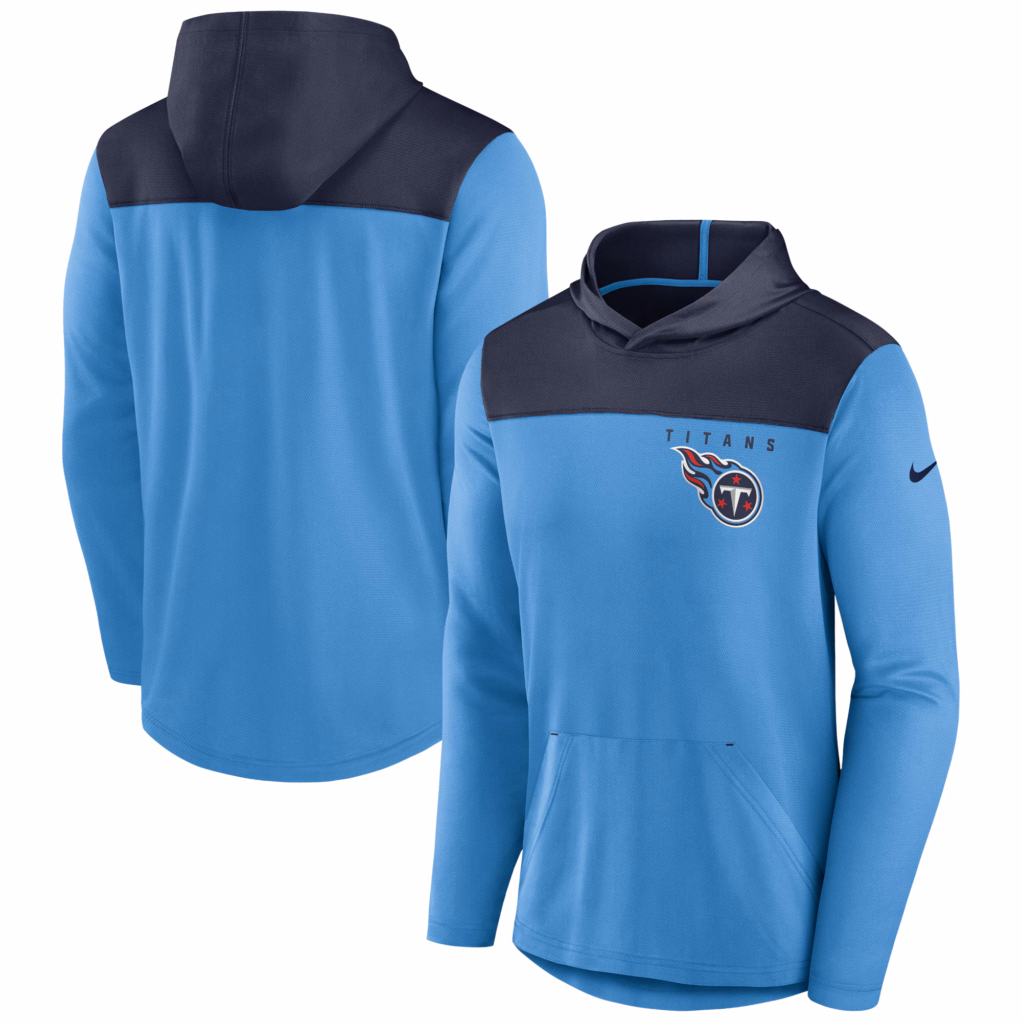 Tennessee Titans Fan Gear Pullover Hoodie - Light Blue