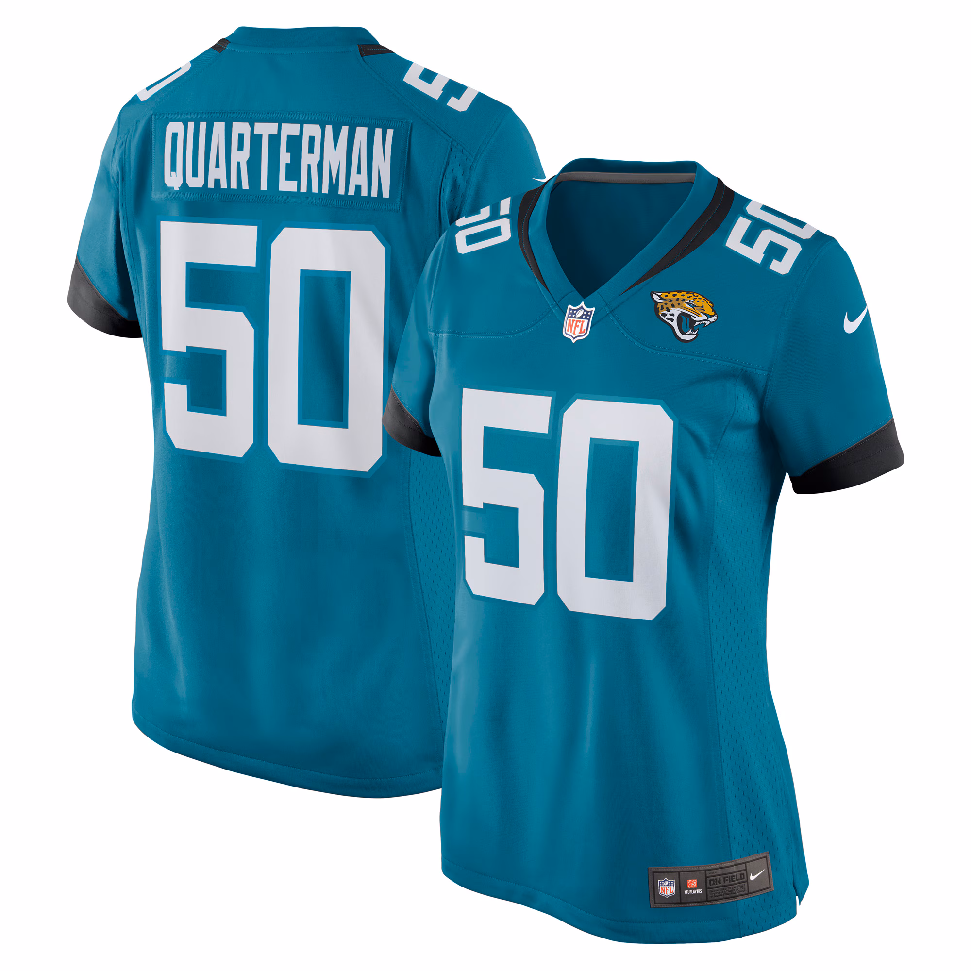 Shaquille Quarterman Jacksonville Jaguars Women's Game Jersey - Teal