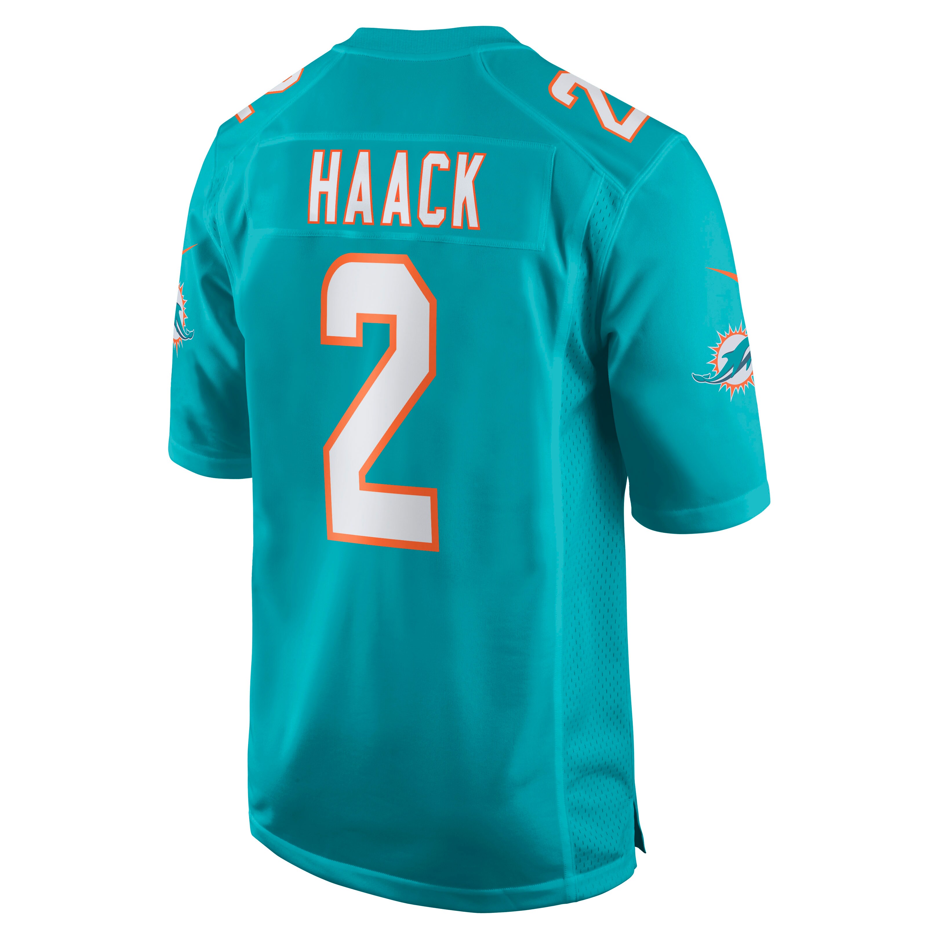 Matt Haack Miami Dolphins Game Jersey - Aqua