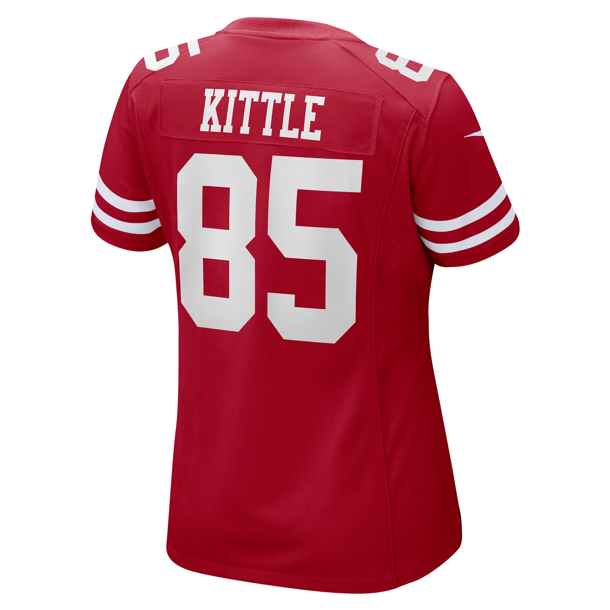 George Kittle San Francisco 49ers  Women's 75th Anniversary Game Player Jersey - Scarlet
