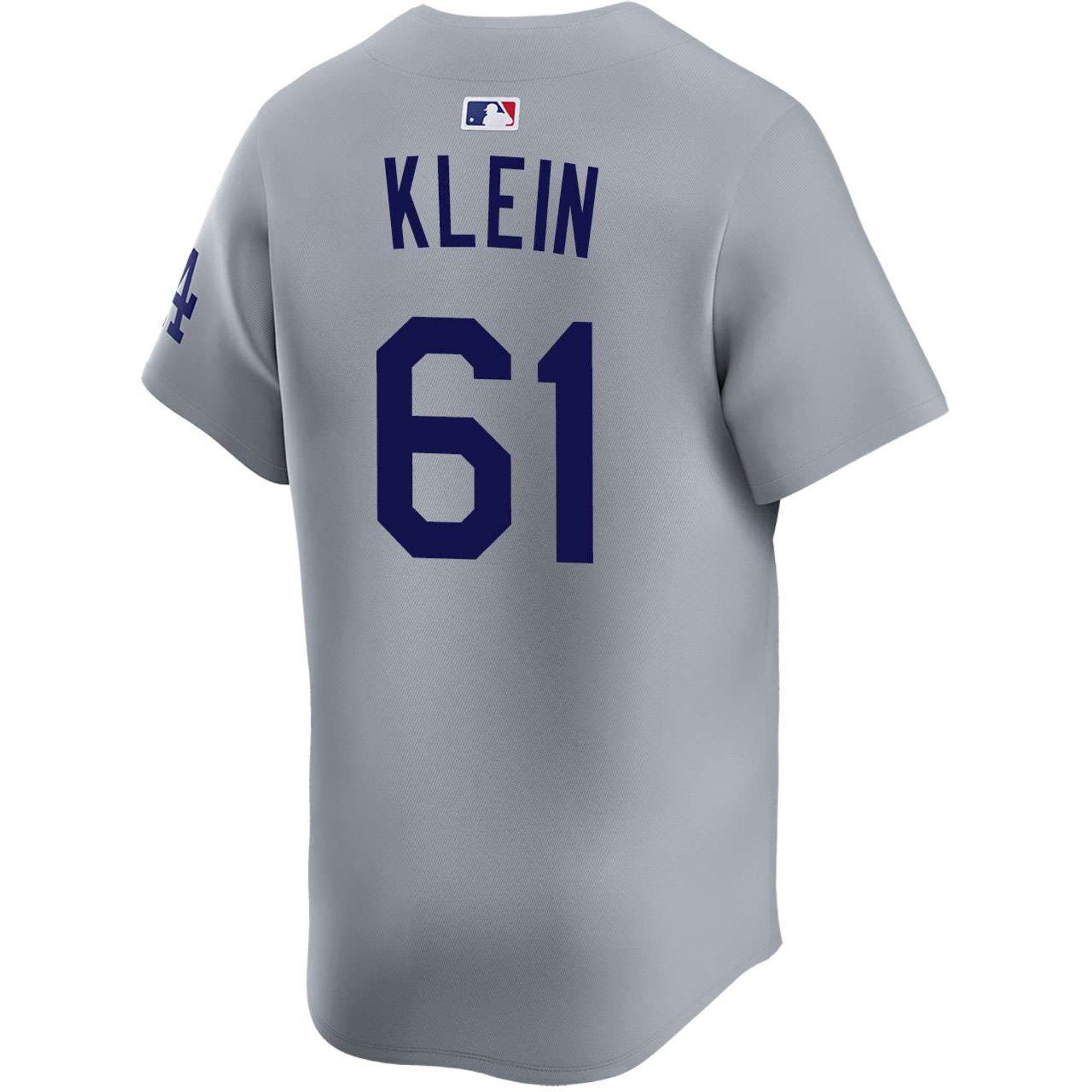 Will Klein #61 Los Angeles Dodgers Alternate Road Limited 2025 World Series Jersey