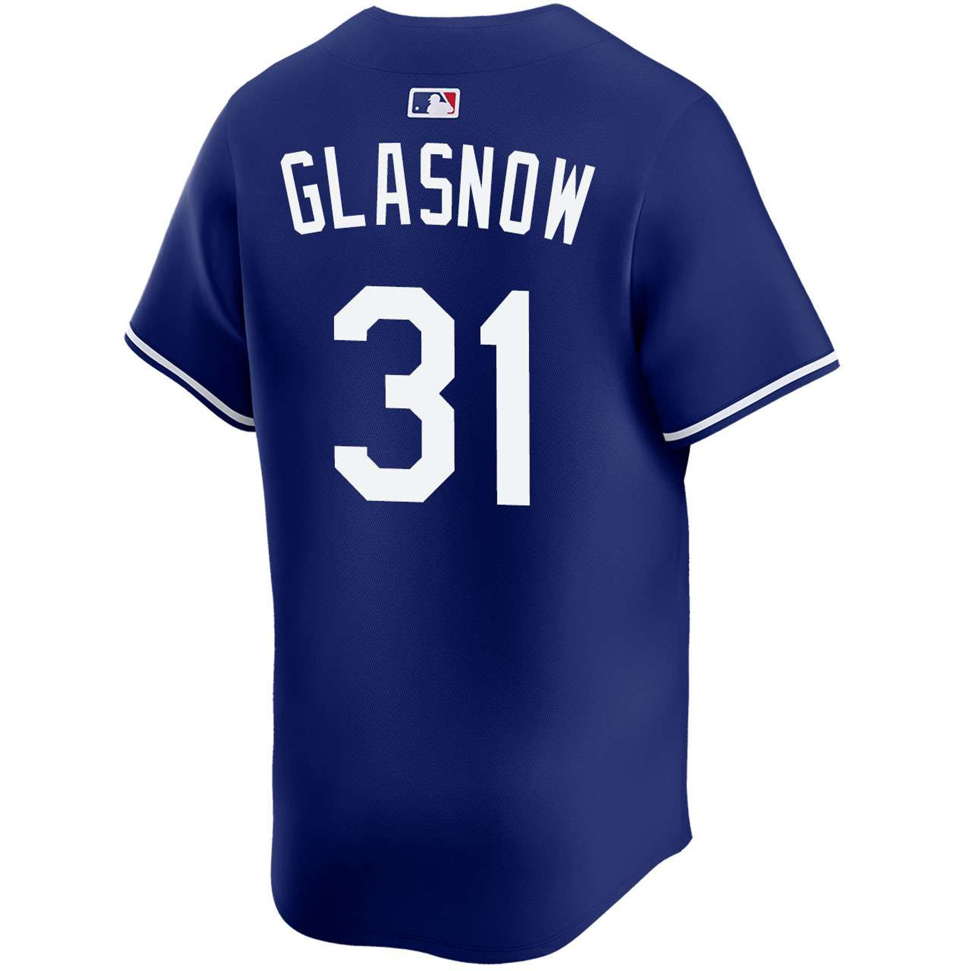 Tyler Glasnow #31 Los Angeles Dodgers Alternate Royal Limited 2025 World Series Jersey