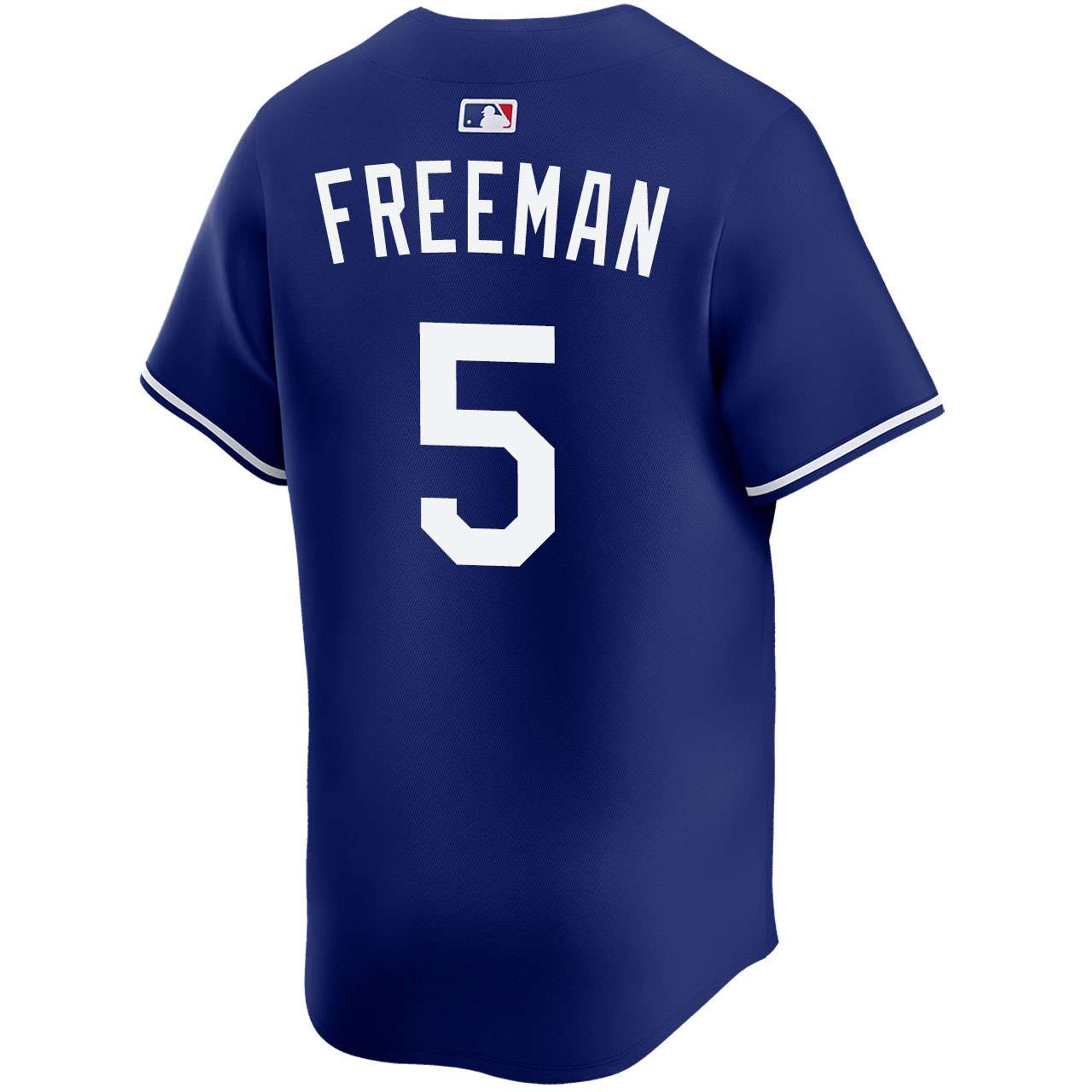 Freddie Freeman #5 Los Angeles Dodgers Alternate Royal Limited 2025 World Series Jersey