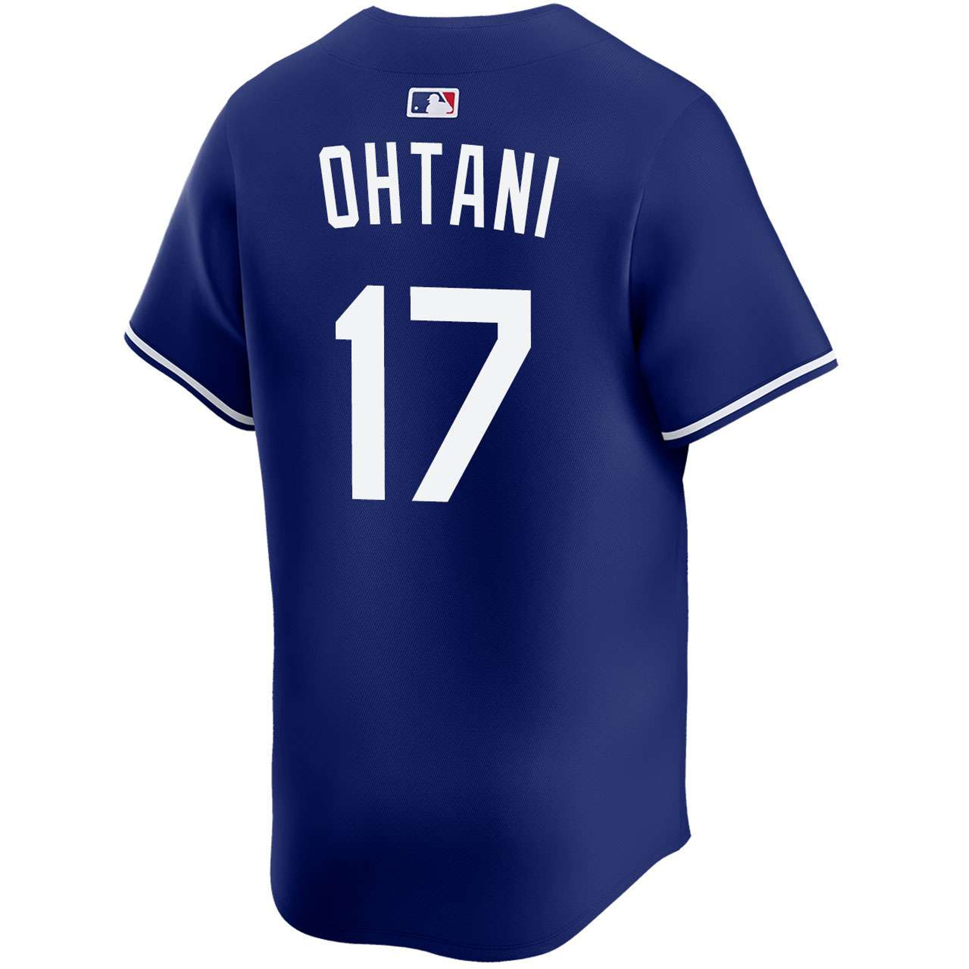 Shohei Ohtani #17 Los Angeles Dodgers Alternate Royal Limited 2025 World Series Jersey