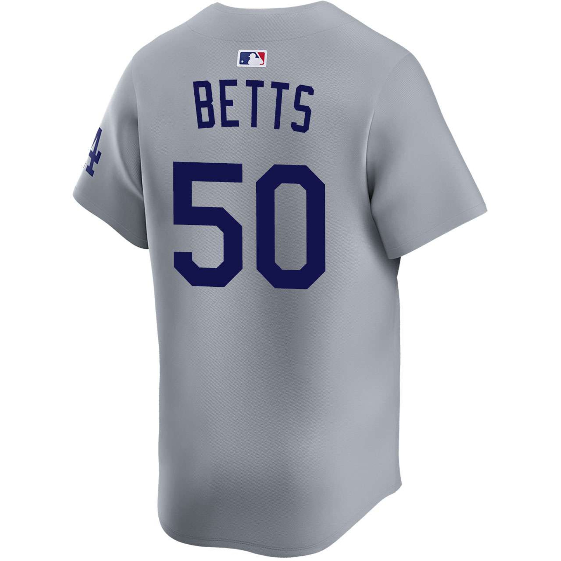 Mookie Betts #50 Los Angeles Dodgers Alternate Road Limited 2025 World Series Jersey