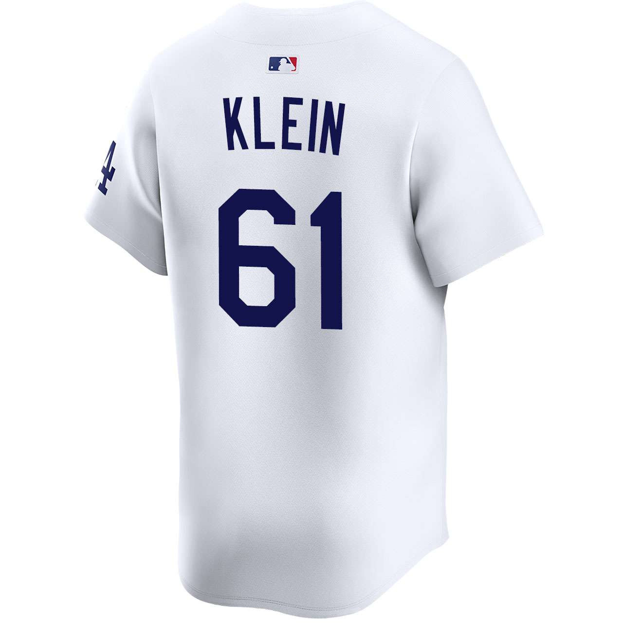 Will Klein #61 Los Angeles Dodgers 2025 World Series Home Limited Player Jersey - White