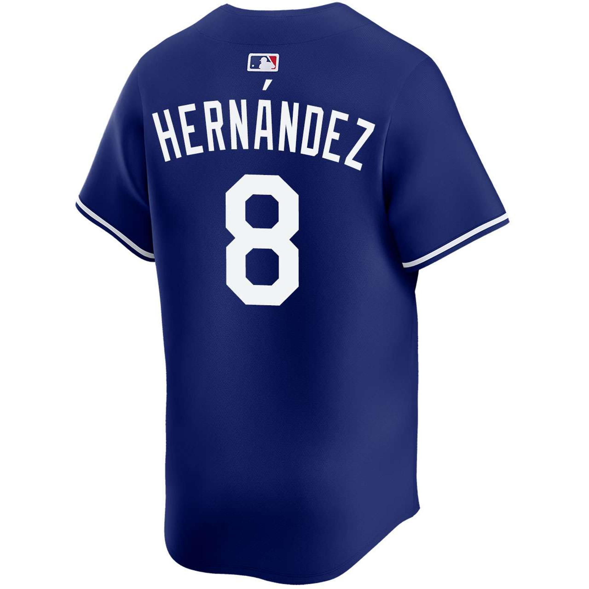 Enrique Hernandez #8 Los Angeles Dodgers Alternate Royal Limited 2025 World Series Jersey