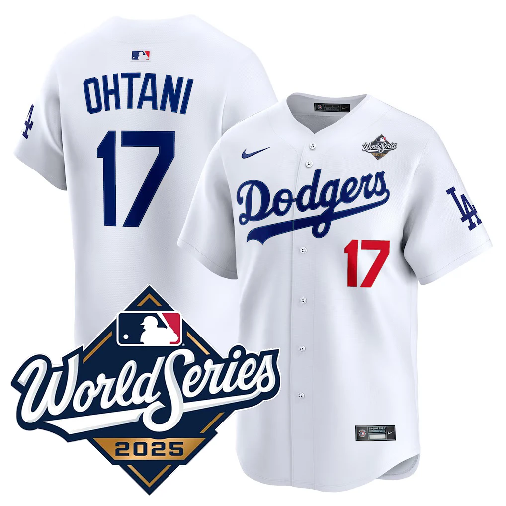 Shohei Ohtani #17 Los Angeles Dodgers 2025 World Series Home Limited Player Jersey - White